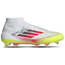アディダス Adidas 【 F50 Pro Mid Firm Ground Women's White/Lucid Red/Solar Yellow 】 プロ...