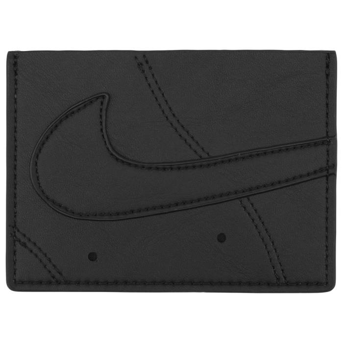 ナイキ Nike 【 Icon Air Force 1 Card Wallet Men's Black/Black/Black 】 アイコン Wallet ウォレット・財布 バッグ 小物 ブランド雑貨 財布 ケース メンズコインケース メンズ 黒色 ブラック