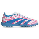 アディダス Adidas 【 Predator League Turf Boys' Grade School White/Solar Blue/Solar Pink 】 プレデター ターフ スポーツ アウトドア アメリカンフットボール シューズ 白色 ホワイト 青色 ブルー pink ピンク