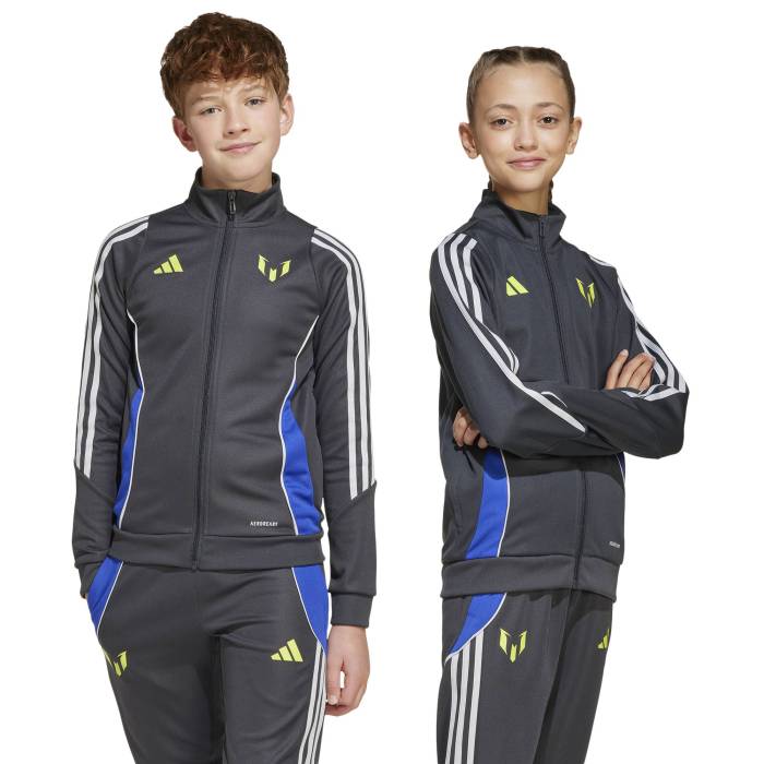 ǥ Adidas  X Messi Jacket Boys' Grade School Carbon/Carbon  Jacke...