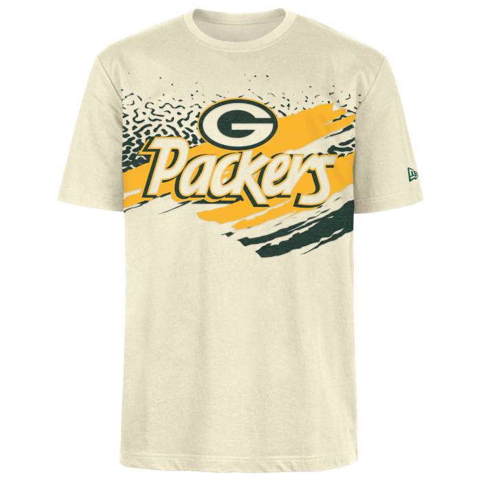 ニューエラ New Era 【 Packers Fitted Short Sleeve T-Shirt Men's Multi/Tan 】 パッカーズ Sleeve スリーブ Tシャツ メンズファッション トップス Tシャツ カットソー メンズ