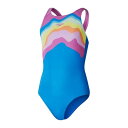 スピード Speedo 【 Printed Pulseback Swimsuit Juniors Kids Punch Blue 】 水着 キッズ ベビー マタニティ キッズファッション 水着 ジュニア キッズ 青色 ブルー(4)