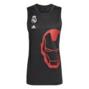 アディダス Adidas 【 Real Madrid Marvel Avengers Shirt Adults Men Black 】 レアル スポーツ アウト...