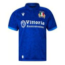 Macron 【 Italia Rugby Home Shirt 2024 Adults Men Blue 】 ラグビー スポーツ アウトドア ラグビー ウェア...