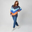 Be You 【 Slouch Longline Jumper Women Blue 】 レディースファッション トップス その他 レディース 青色 ブルー