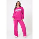 Be You 【 Colorado Slogan Sweat Set Women Pink 】 コロラド Sweat スウェット レディースファッション その他...