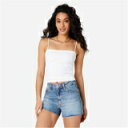 Miso 【 Rib Bandeau Top Women White 】 レディースファッション トップス ベスト ジレ レディース 白色 ホワイト