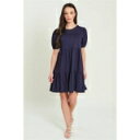 Be You 【 Tiered Mini Dress Womens Women Navy 】 ドレス レディース レディースファッション ドレス レディース 紺...