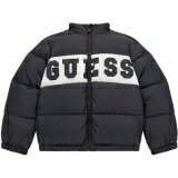 ゲス Guess 【 Padded Puffer Jacket Juniors Kids Black A996 Jblk 】 Padded パッド Jacket...