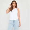 Be You 【 Ruched Side Vest Womens Women White 】 ベスト レディース レディースファッション トップス ベスト ジレ...
