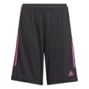 アディダス Adidas 【 Sereno Training Shorts Juniors Kids Black/Pink 】 トレーニング ショーツ スポーツ...