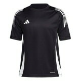 アディダス Adidas 【 Tiro 24 Match Jersey Juniors Kids Black/White 】 マッチ ジャージ キッズ ベビー マタニティ キッズファッション トップス Tシャツ カットソー ジュニア キッズ 黒色 ブラック 白色