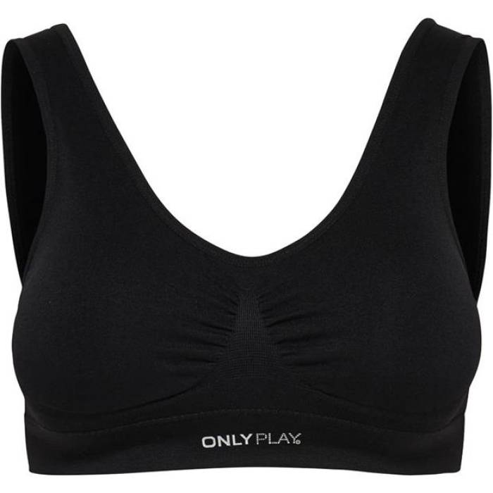 ꡼ץ쥤 Only Play  Play Black Seamless Ruched Sports Bra Women Black ...