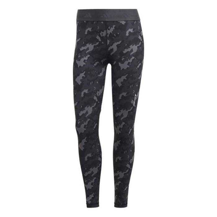 アディダス Adidas 【 Techfit Camo 7/8 2023 Leggings Womens Women Black Camo 】 カモ柄 レギンス・タイツ レディース スポーツ アウトドア フィットネス トレーニング ウェア レディースウェア パンツ レデ