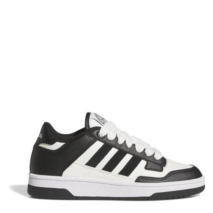 ǥ Adidas  Rapid Court Low Shoes Juniors Kids White/Black   塼 ư å...