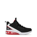 Rise 【 Digital Basketball Trainers Juniors Kids Black/White/Red 】 バスケットボール シューズ ...