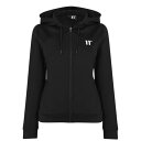 イレブンディグリーズ 11 Degrees 【 Core Poly Full Zip Hoodie Women Black 】 コア フーディー パーカー レデ...