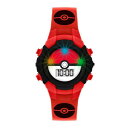 Pokemon 【 Pokeball Digital Watch Childrens Unisex Red & White 】 Watch ウォッチ・時計 腕時...