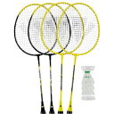 Carlton 【 4 Player Badminton Set Unisex Black/Yellow 】 スポーツ アウトドア バドミントン その他 ユニセ...