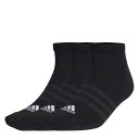 アディダス Adidas 【 Spw Low 3P Men Black/White 】 インナー 下着 ナイトウェア メンズ 靴下 レッグウェア 靴下 メンズ 黒色 ブラック 白色 ホワイト