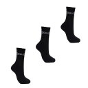 Everlast 【 3 Pack Crew Socks Women Black 】 クルー ソックス・靴下 インナー 下着 ナイトウェア レディース 靴下 レッグウェア 靴下 レディース 黒色 ブラック