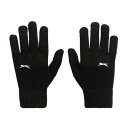 Slazenger 【 Knit Glove Unisex Black 】 ニット グローブ グラブ 手袋 バッグ 小物 ブランド雑貨 手袋 アームカバー メン...