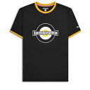ランブレッタ Lambretta 【 Ringer Tee Men Black/Gold 】 Tシャツ メンズファッション トップス Tシャツ カットソー メン...