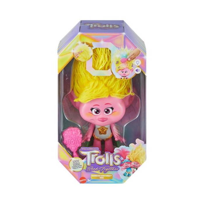 Trolls 【 Rainbow Hair Sisters Viva Men Multi Format And Universal 】 虹色 レインボー おもち...