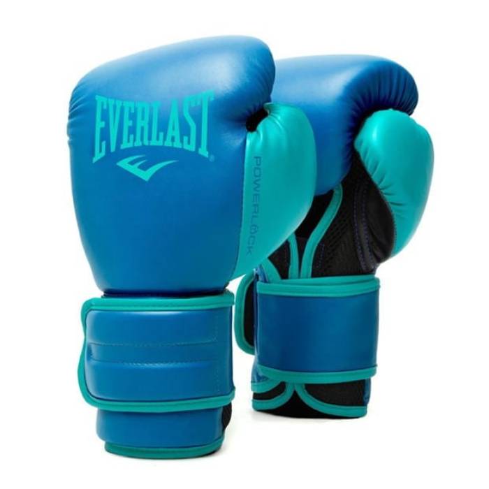 Everlast 【 Powerlock2 Pro Hook & Loop Unisex Blue 】 プロ スポーツ アウトドア 格闘技 武術 ボクシング グローブ ユニセックス 青色 ブルー