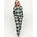 Cyberjammies 【 Cyber Forrest Womens Brushed Check Pyjama Set Women 】 レディース パジャマ ...