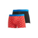 アディダス Adidas Originals 【 Originals Comfort Flex Cotton 2-Pack Boxer Men Assorted 】 オリジナルス 2個入 インナー 下着 ナイトウェア メンズ インナー 下着 ボクサーパンツ メンズ