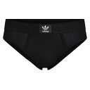 アディダス Adidas Originals 【 2X2 Rib High-Waist Brief Women Carbon 】 インナー 下着 ナイトウェア ...