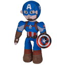マーベル Marvel 【 Captain America Poseable Plush Figurine Men 】 おもちゃ ぬいぐるみ 人形 ぬいぐるみ ...