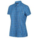 Regatta 【 Womens Mindano V Short Sleeve Shirt Women Blueastrchek 】 レディース Sleeve ...