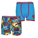 Character 【 Boxer Briefs For Boys Kids Superman 】 キッズ ベビー マタニティ キッズファッション インナー 下...