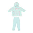 Miso 【 Girls Dream Hoodie And Pant Set Kids Aqua 】 ドリーム フーディー パーカー パンツ キッズ ベビー マ...