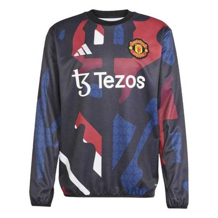 アディダス Adidas 【 Manchester United Prematch Top 2024 2025 Adults Men Black/Red 】 ユ...