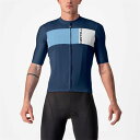 Castelli 【 Prologo 7 Short Sleeve Jersey Men Blue 】 Sleeve スリーブ ジャージ スポーツ アウトドア ...
