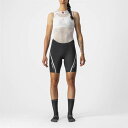 Castelli 【 Velocissima 3 Women's Shorts Women Black Silver 】 レディース ショーツ スポーツ アウトドア 自転車 サイクリング ウェア レディースウェア ハーフパンツ ショートパンツ レディース 黒色 ブ