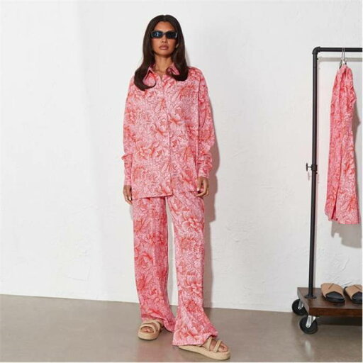 I Saw It First 【 Co Ord Woven Wide Leg Trousers Women 】 Woven ウーブン レディースファッション ボトムス パンツ レディース I Saw It First 【 Co Ord Woven Wide Leg Trousers Women 】 Woven ウーブン レディースファッション ボトムス パンツ レディース