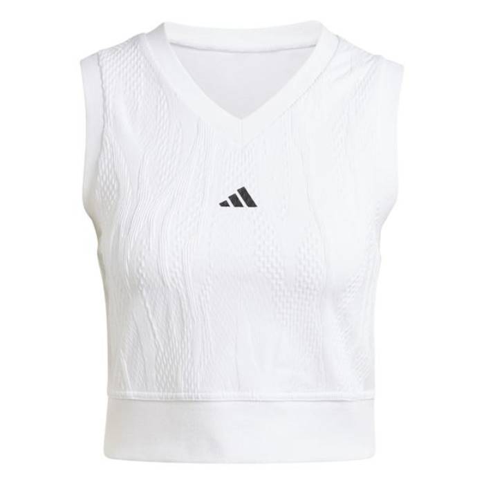 ǥ Adidas  W Crop Top Pr Ld44 Women White  Crop å ݡ ȥɥ ...