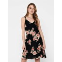 オンリー Only 【 Karmen Print Mini Dress Womens Women Black 】 ドレス レディース レディースファッション ド...