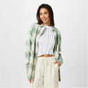 ジャック ウィルス Jack Wills 【 Flannel Shirt Women Iceberg Green 】 レディースファッション トップス その他 ...