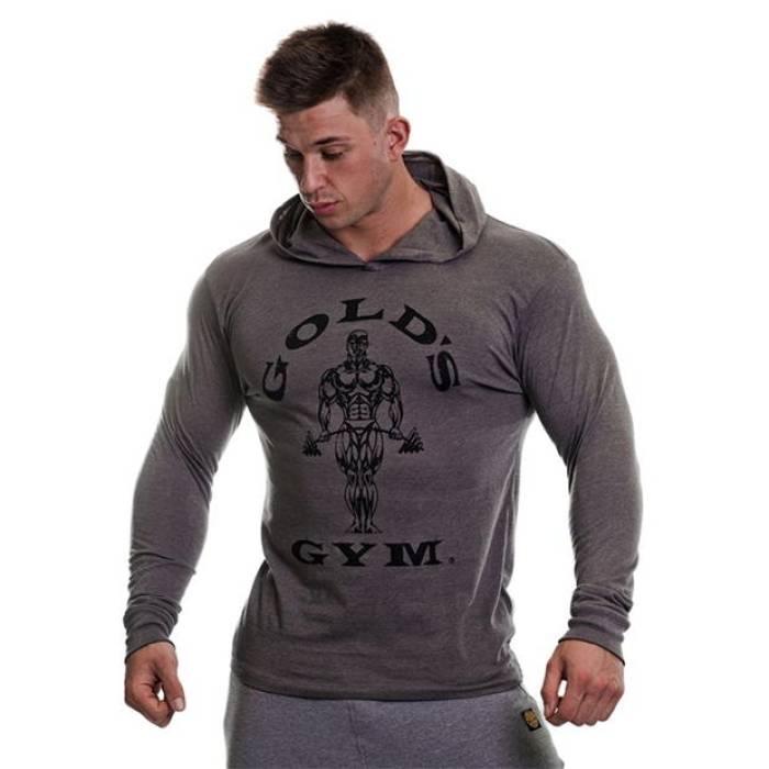Golds Gym  Hoodie Mens Men Grey Marl  աǥ ѡ  󥺥եå ȥåץ ...