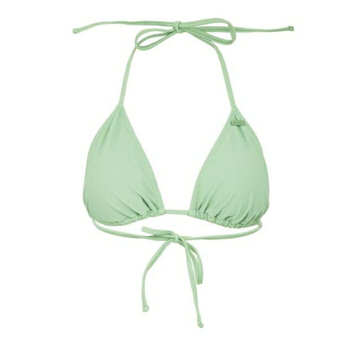 Soulcal 【 Tie Bikini Top Womens Women Sage Green 】 ネクタイ レディース レディースファッション 水着 レディース green 緑・グリーン
