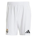 アディダス Adidas 【 Real Madrid Home Shorts 2024 2025 Adults Men White 】 レアル ショーツ スポーツ アウトドア サッカー フットサル メンズウェア ハーフパンツ ショートパンツ メンズ 白色 ホワイト(4)