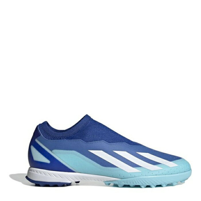 アディダス Adidas 【 X Crazyfast League Laceless Astro Turf Football Boots Men Blue/Wh...
