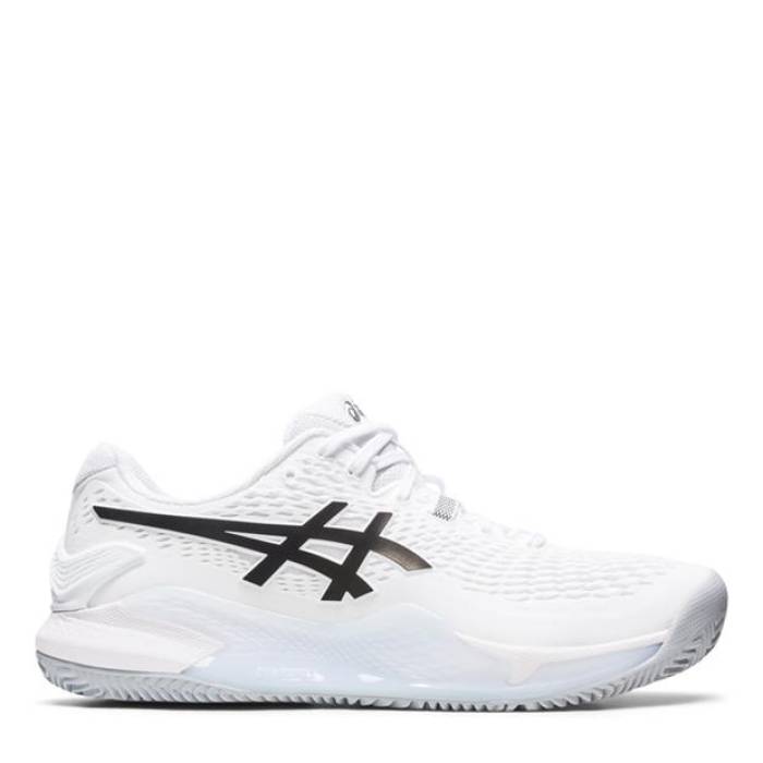 アシックス Asics 【 Gel-Resolution 9 Clay Men's Tennis Shoes Men White/Black 】 メンズ テニス シューズ 運動靴 スポーツ アウトドア テニス シューズ メンズシューズ メンズ 白色 ホワイト 黒色 ブラック