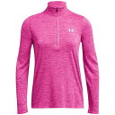 アンダーアーマー Under Armour 【 Armour Tech Half Zip Top Womens Women Rebel Pink 】 テック ハ...