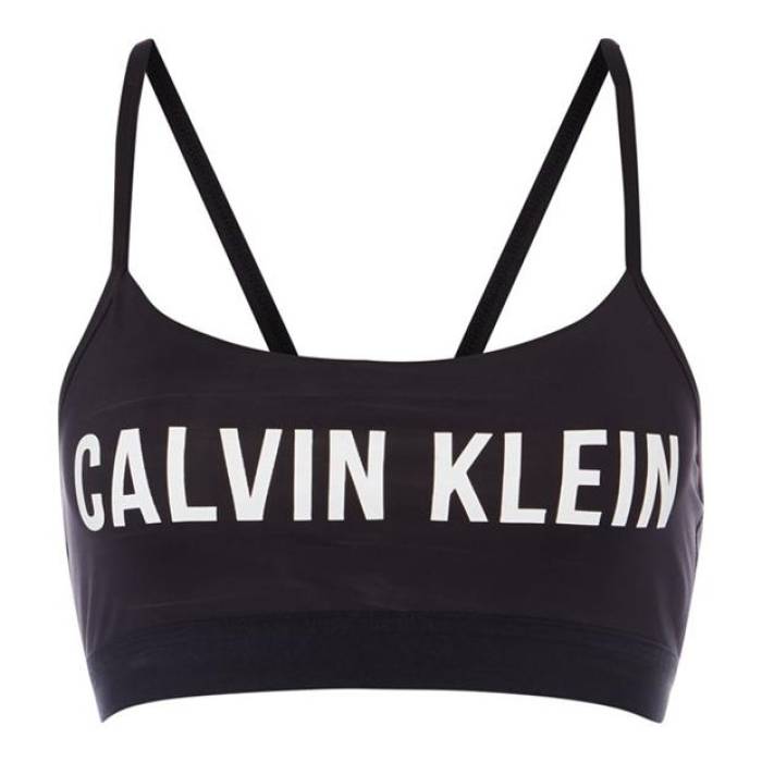 Calvin Klein Performance  Low Logo Sports Bra Women Black   ݡ ...